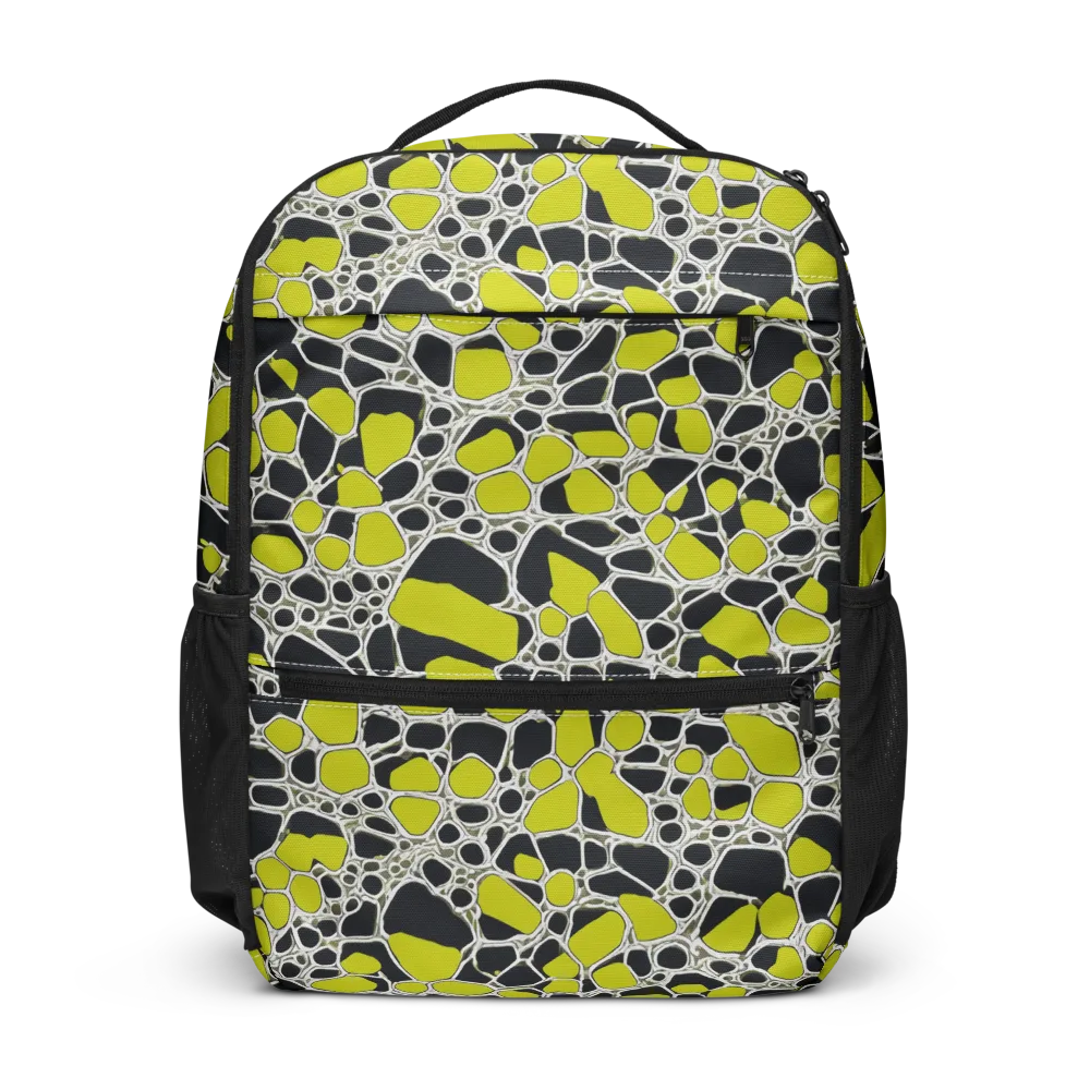 Lime Labyrinth on Utility Backpack — Front