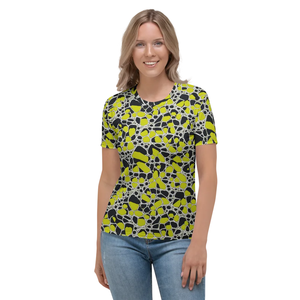 Lime Labyrinth on Women's Crew Neck T-Shirt — Front