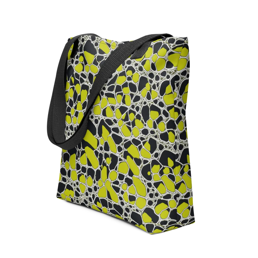 Lime Labyrinth on Tote Bag — Front