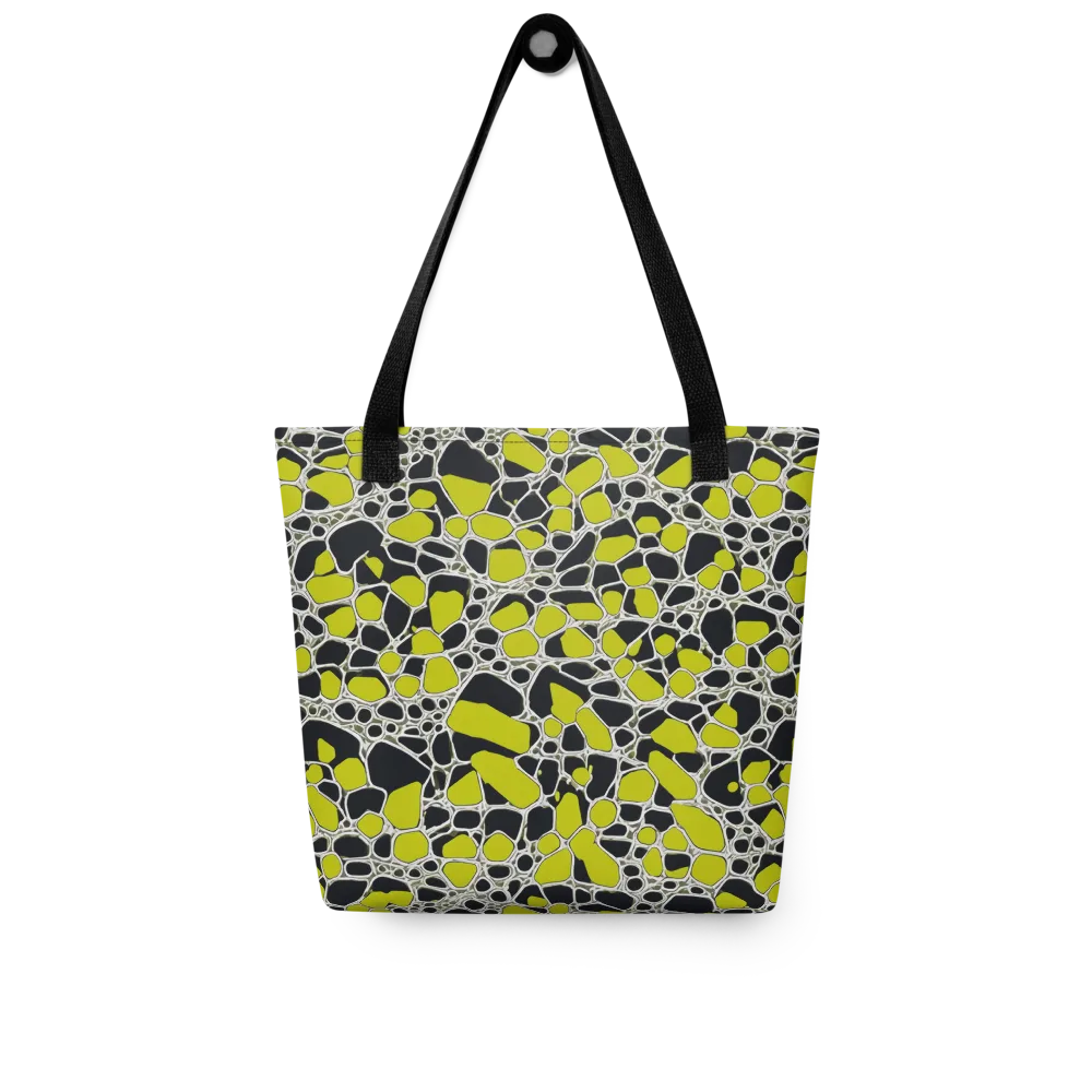 Lime Labyrinth on Tote Bag — Front