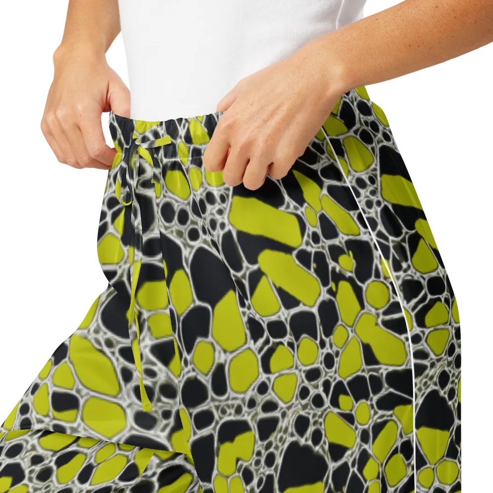 Lime Labyrinth on Women's Pajama Pants — Product details