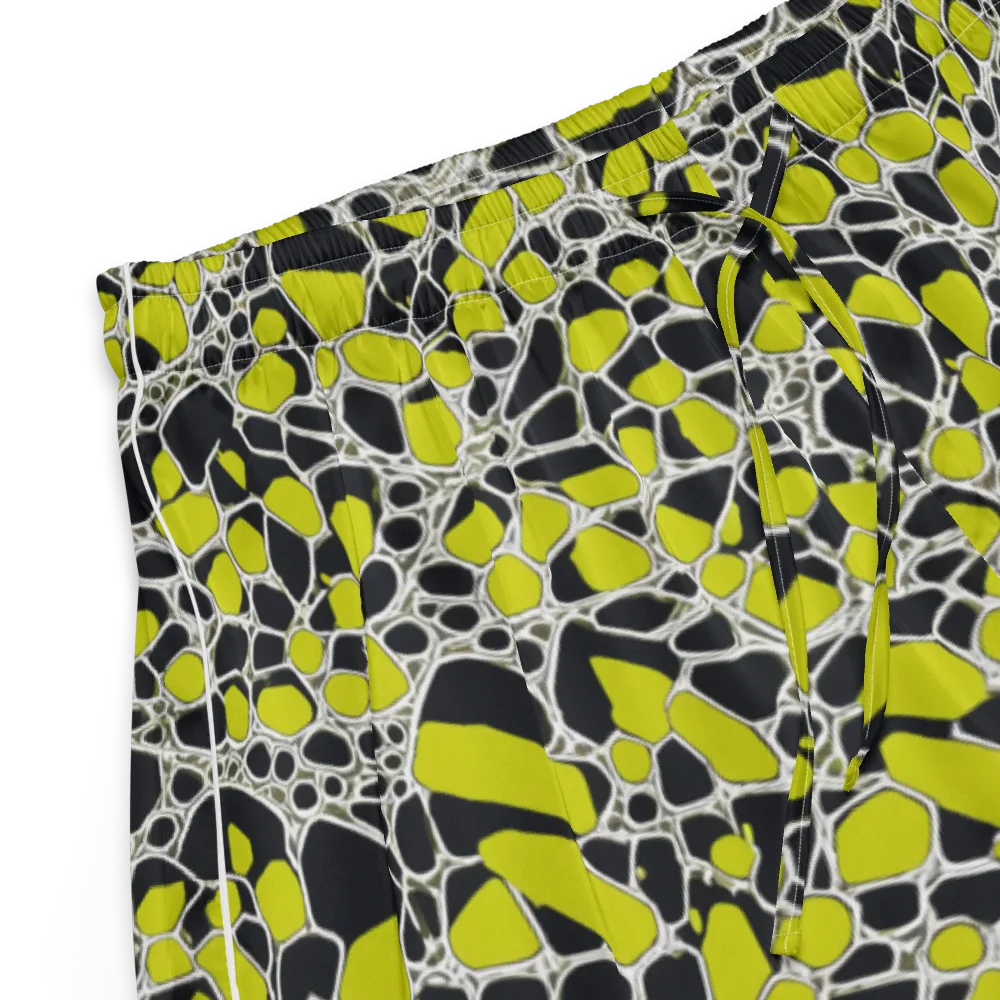Lime Labyrinth on Women's Pajama Shorts — Product details