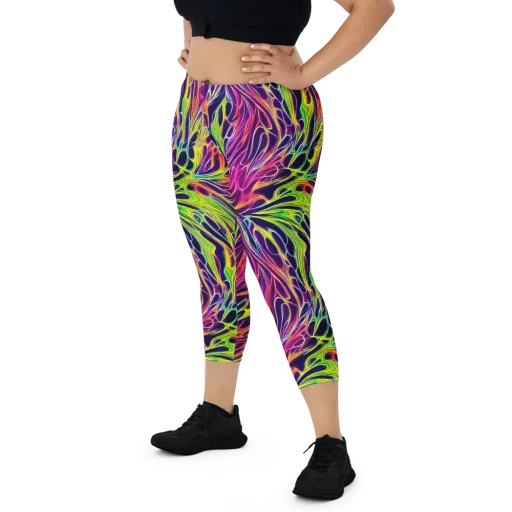 Psychic Flame on a Capri Leggings