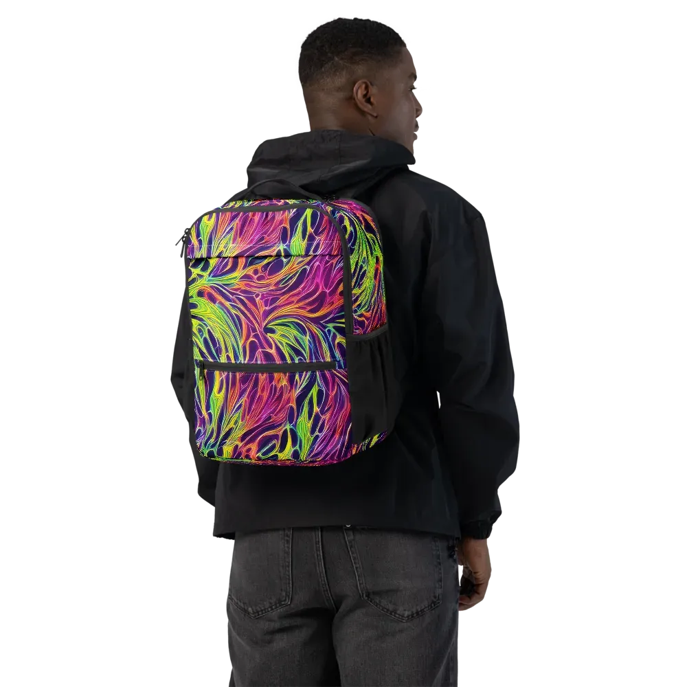 Psychic Flame on Utility Backpack — Back