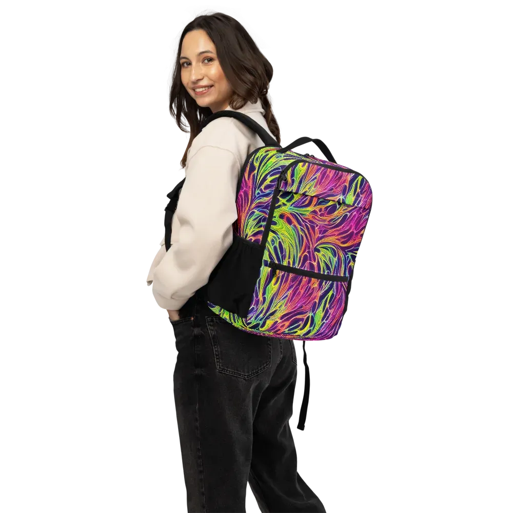 Psychic Flame on Utility Backpack — Back