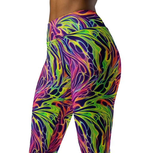 Psychic Flame on a Yoga Leggings