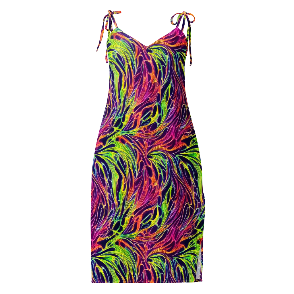 Psychic Flame on Slip Dress — Front