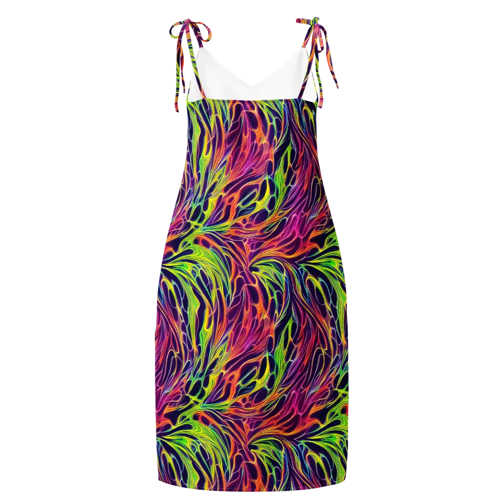 Psychic Flame on Slip Dress — Back