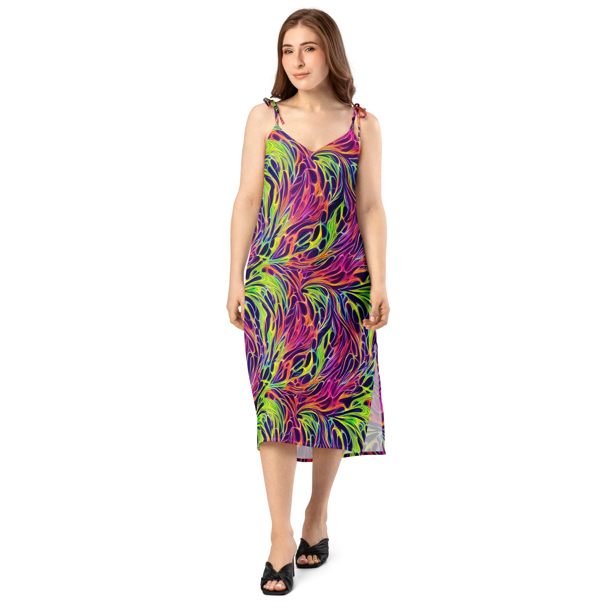 Psychic Flame on Slip Dress — Front