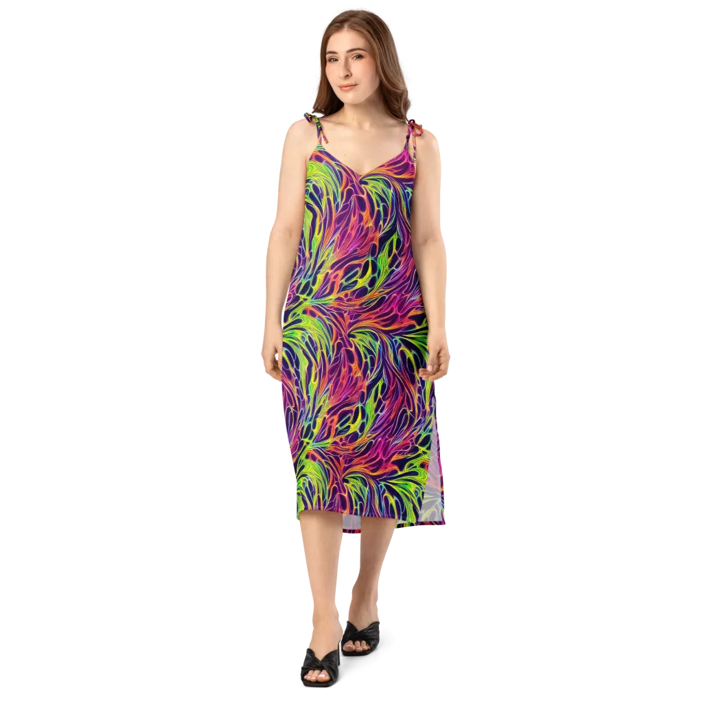 Psychic Flame on Slip Dress — Front