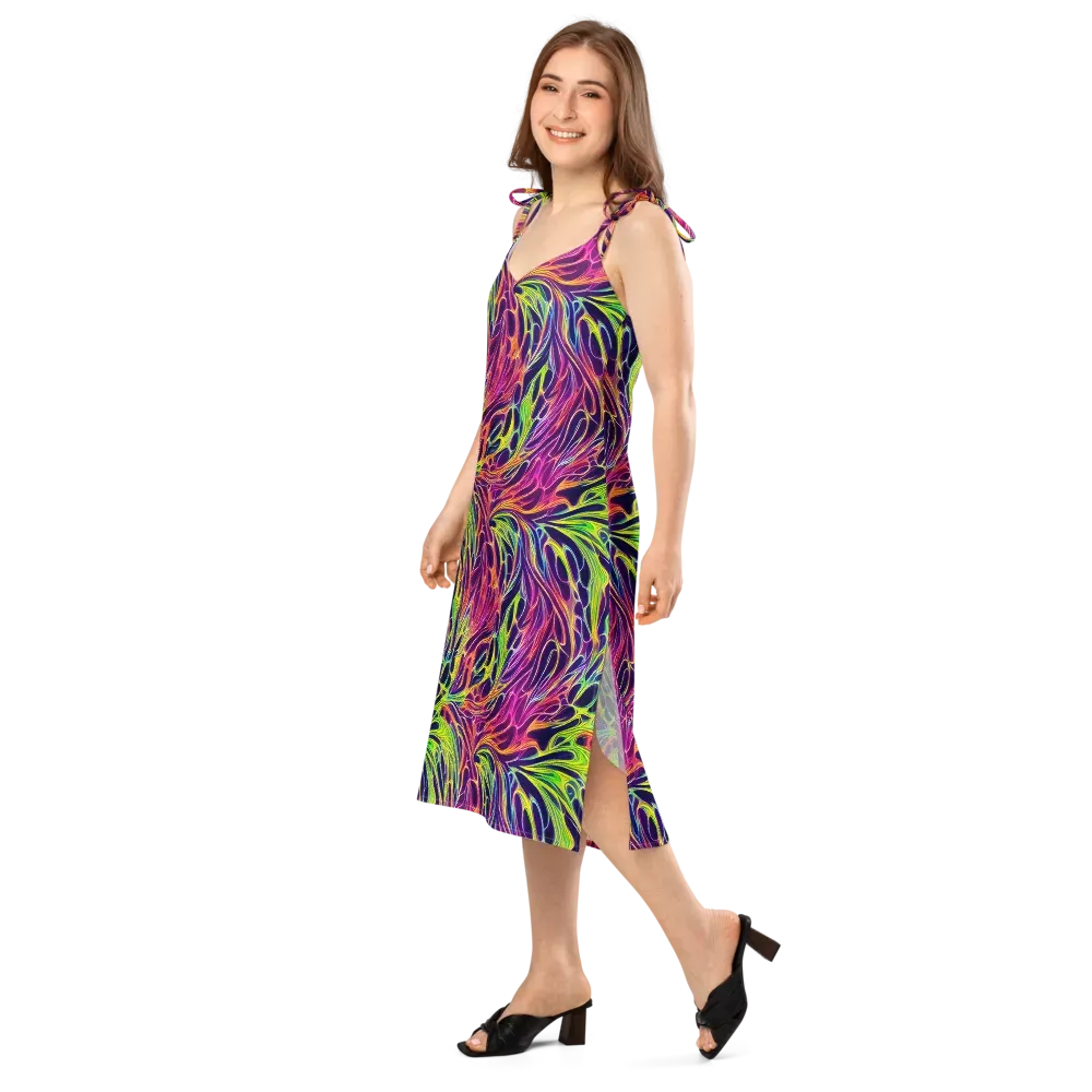 Psychic Flame on Slip Dress — Left Front