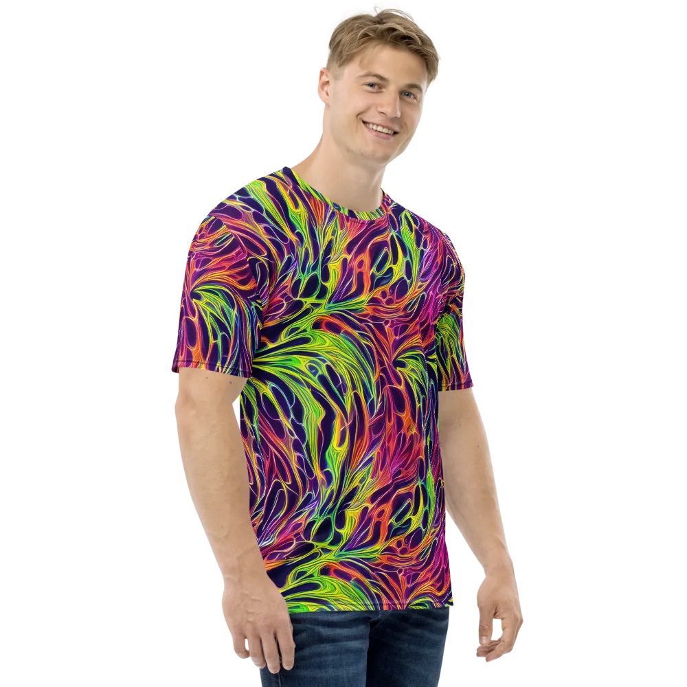 Psychic Flame on Men's Crew Neck T-Shirt — Right
