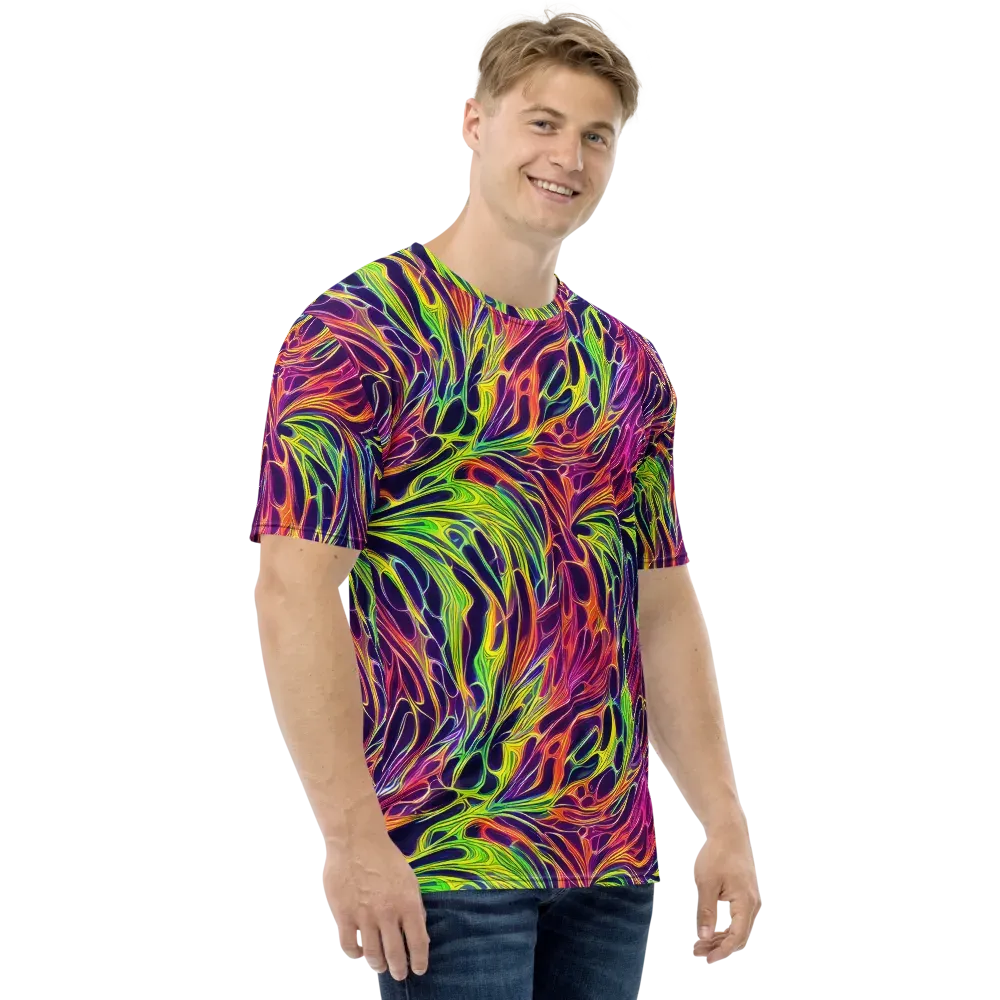Psychic Flame on Men's Crew Neck T-Shirt — Right
