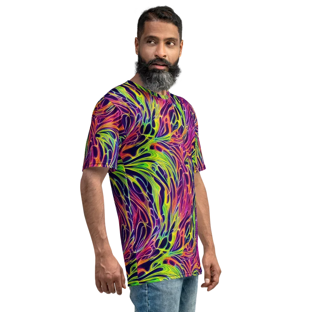 Psychic Flame on Men's Crew Neck T-Shirt — Right