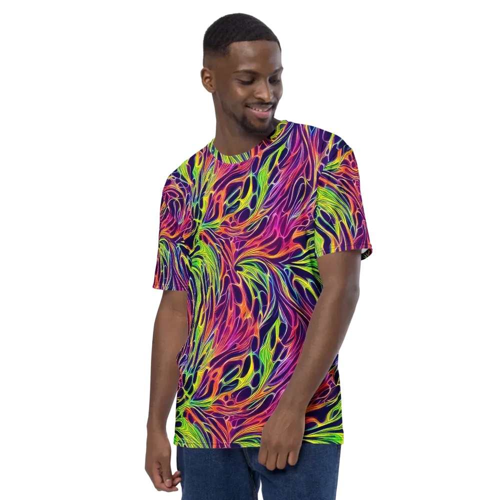 Psychic Flame on Men's Crew Neck T-Shirt — Left