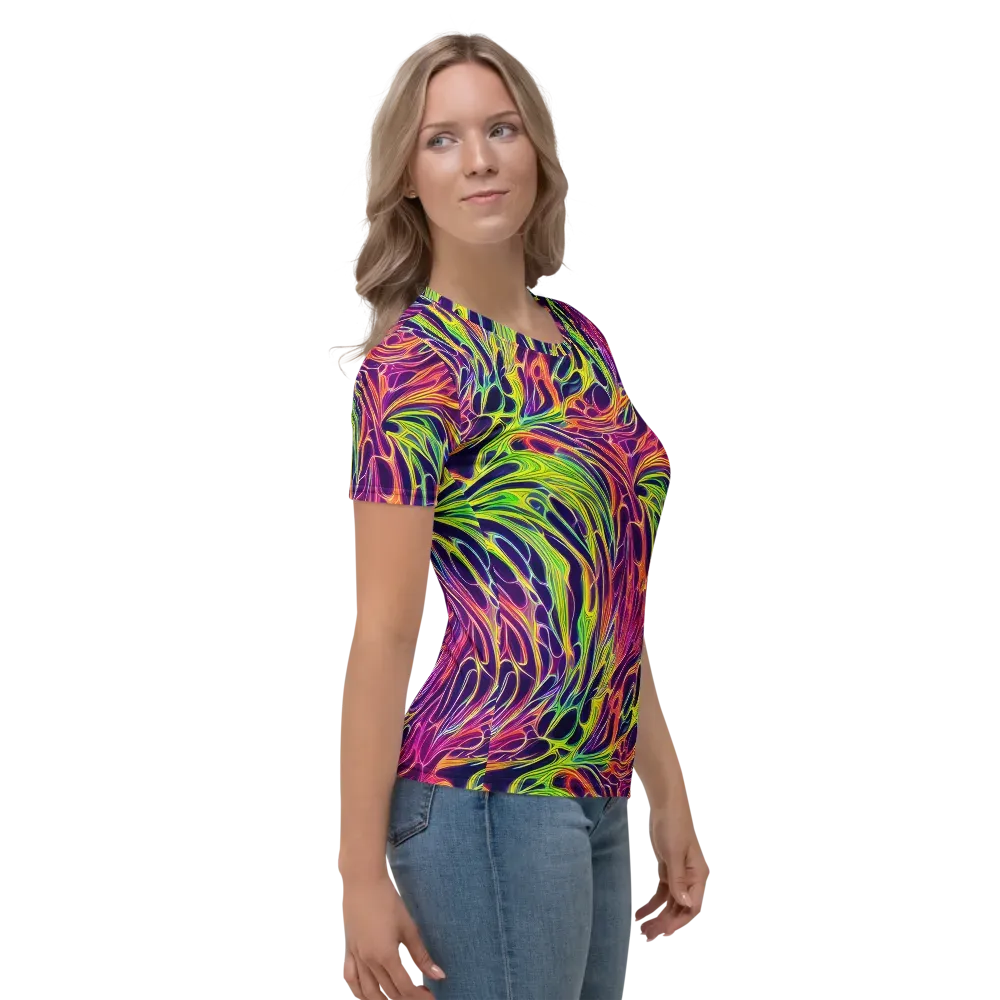 Psychic Flame on Women's Crew Neck T-Shirt — Right