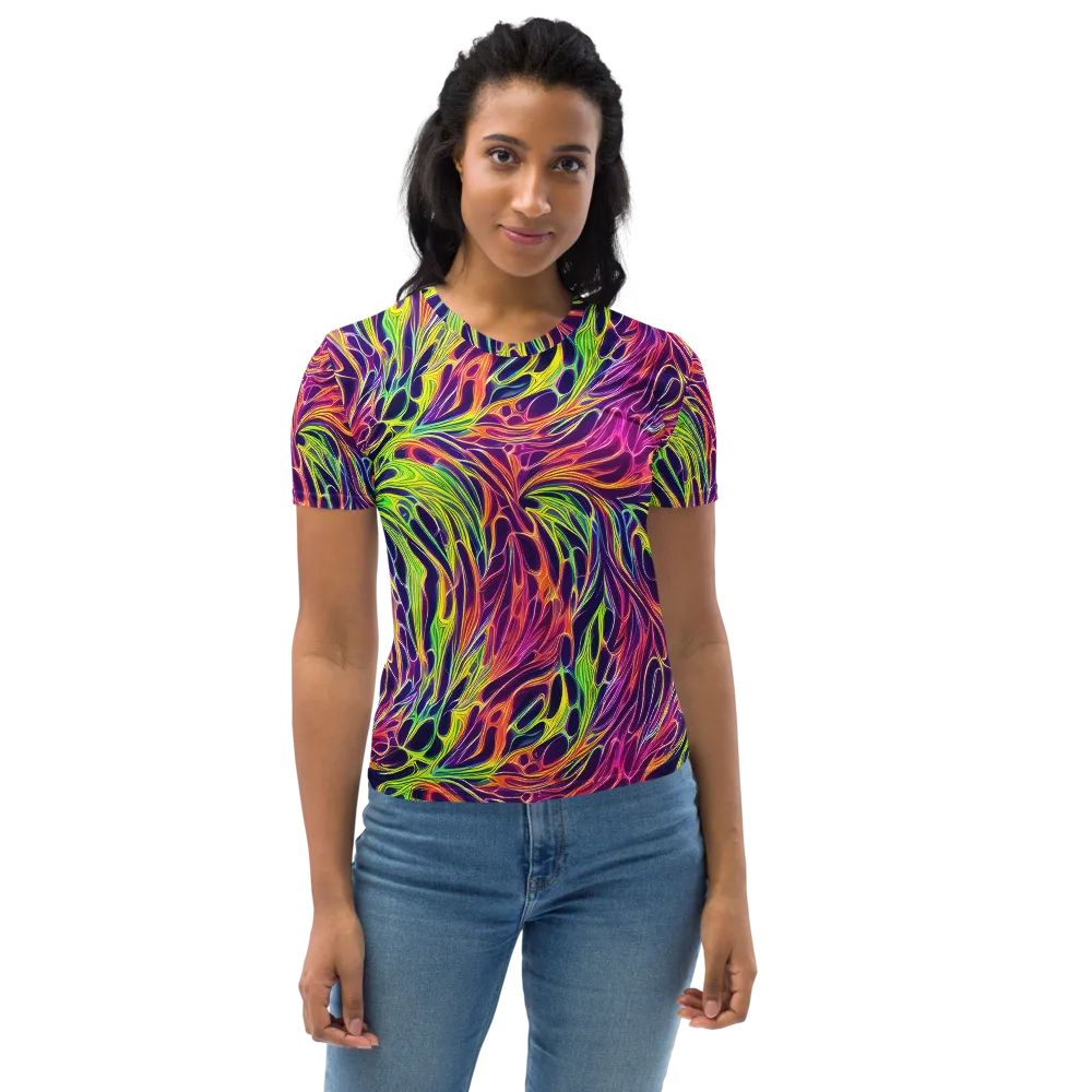 Psychic Flame on Women's Crew Neck T-Shirt — Front