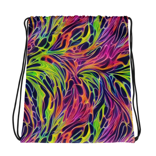 Psychic Flame on a Drawstring Bag
