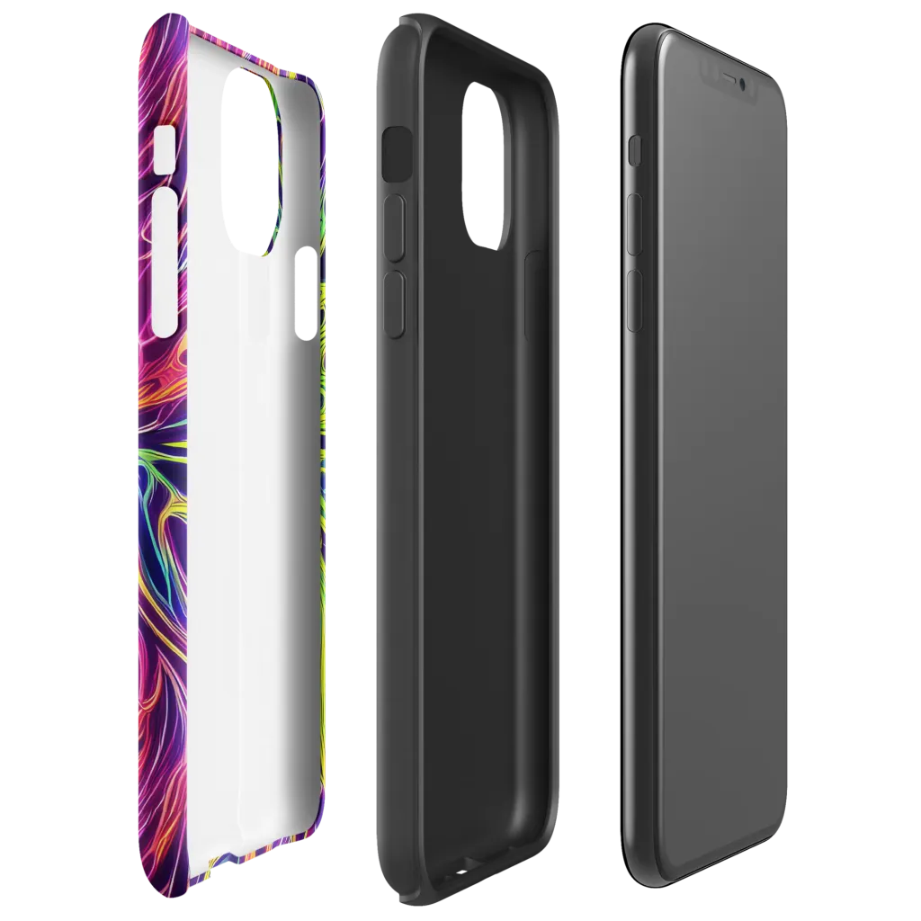 Psychic Flame on Tough Case for iPhone® — Right