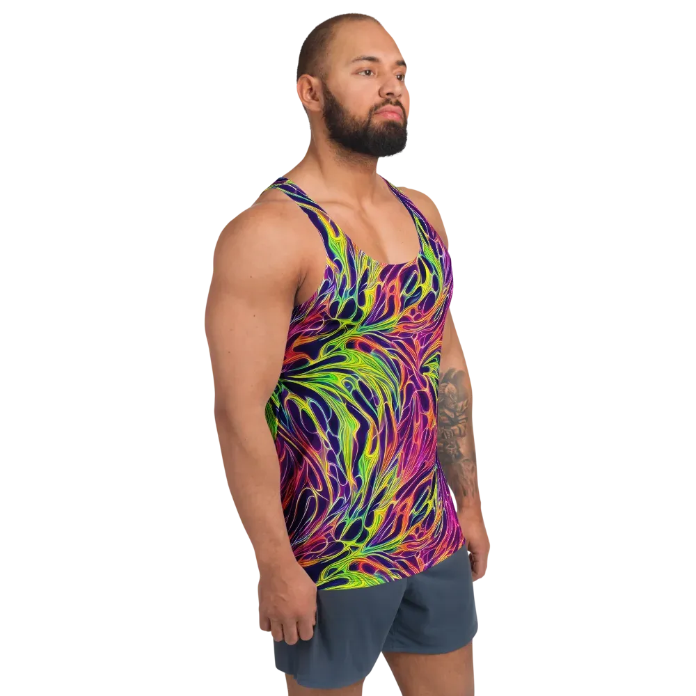 Psychic Flame on Men's Tank Top — Right Front