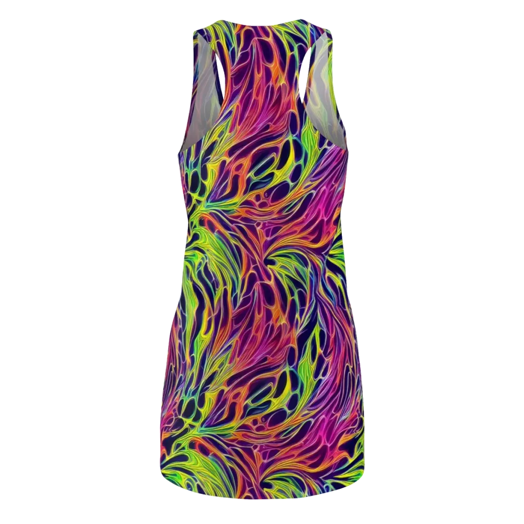 Psychic Flame on Racerback Dress — Back