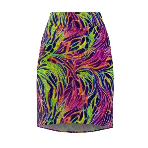 Psychic Flame on a Pencil Skirt