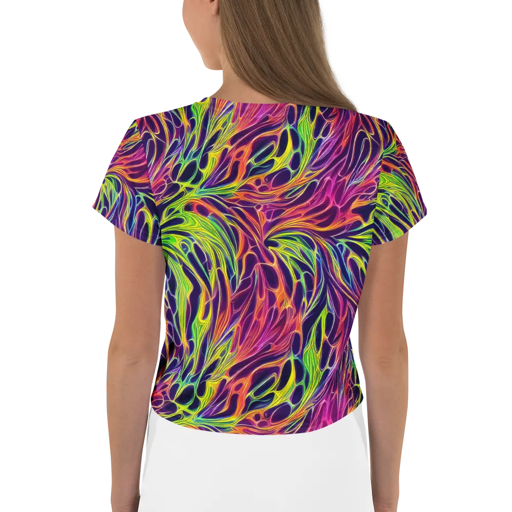 Psychic Flame on Crop Tee — Back