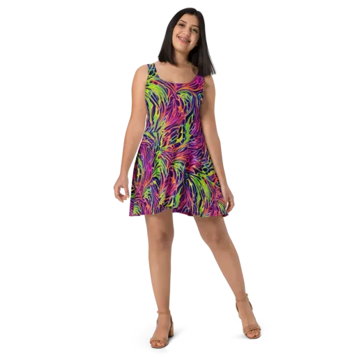 Psychic Flame on a Skater Dress