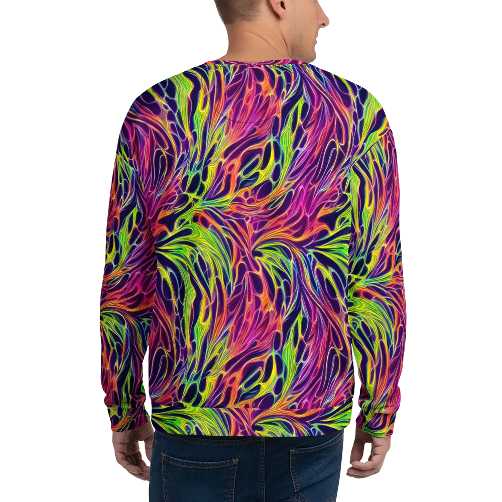 Psychic Flame on Sweatshirt — Back