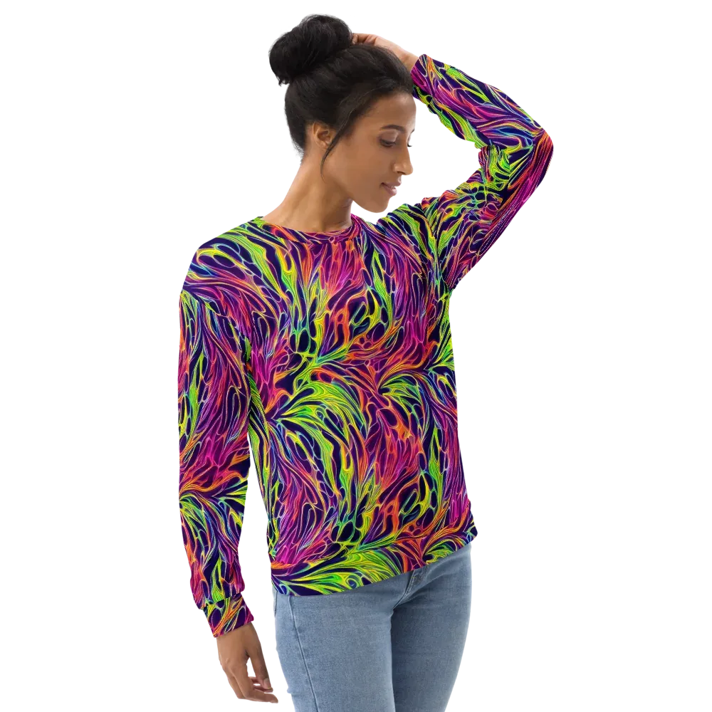 Psychic Flame on Sweatshirt — Right Front
