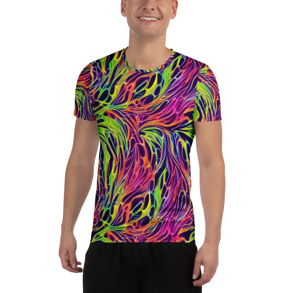 Psychic Flame on Men's Athletic T-Shirt — Front