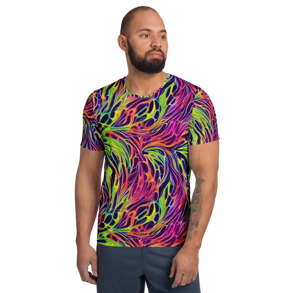 Psychic Flame on Men's Athletic T-Shirt — Front
