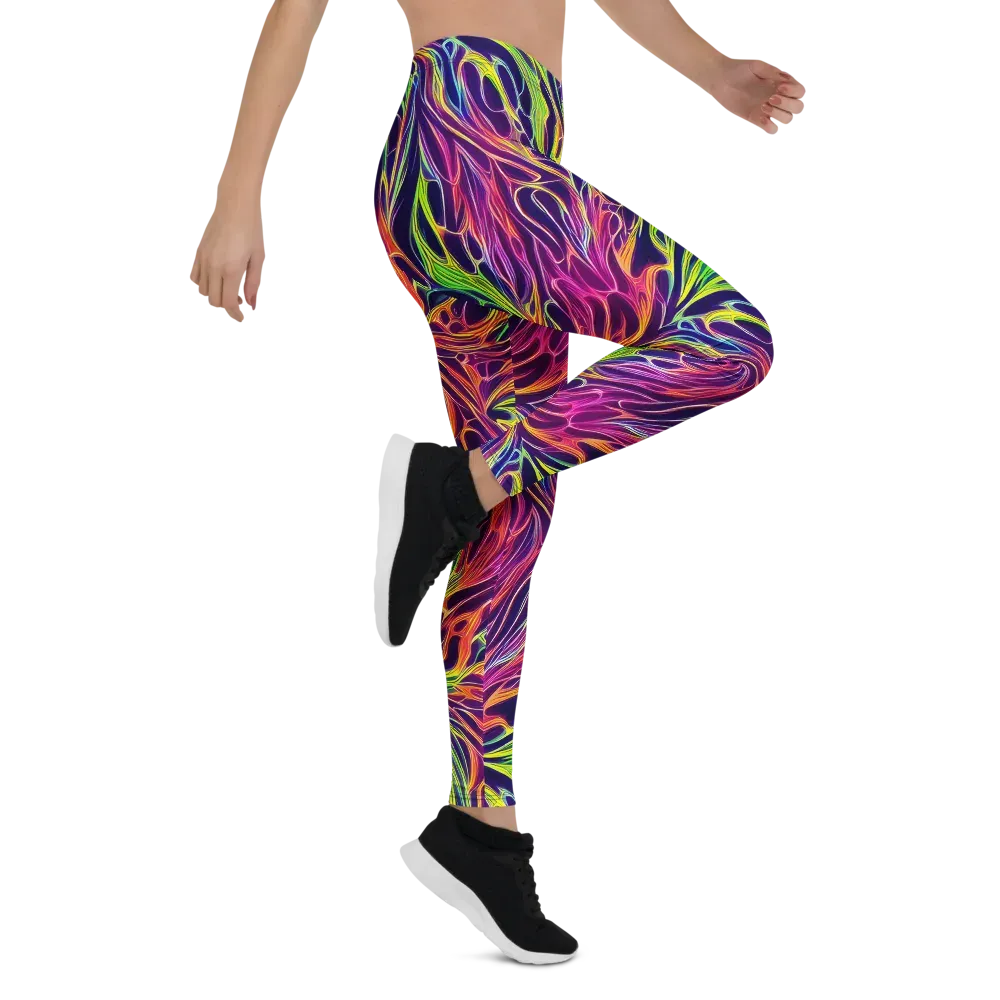 Psychic Flame on Leggings — Right