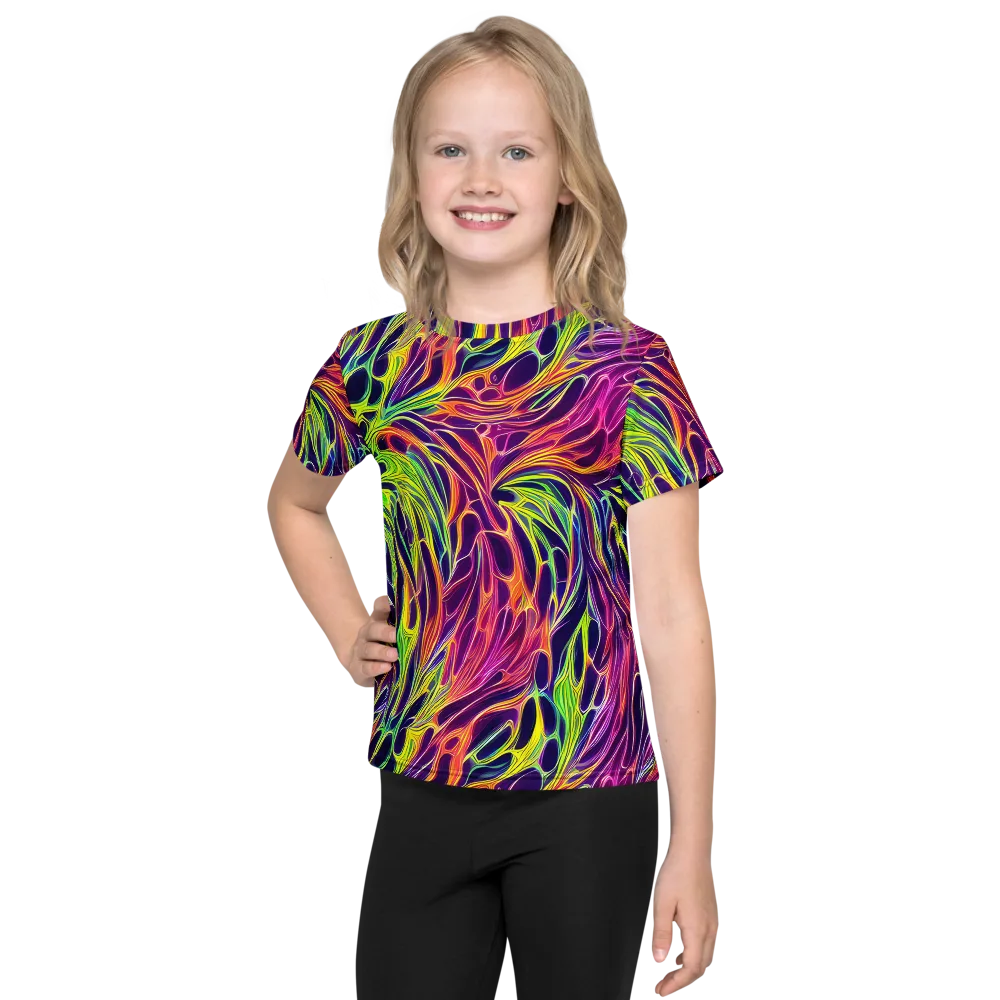 Psychic Flame on Kids Crew Neck T-Shirt — Front