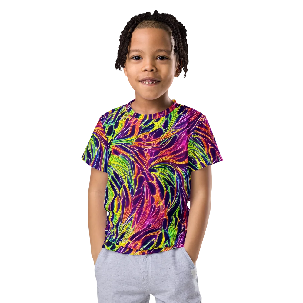 Psychic Flame on Kids Crew Neck T-Shirt — Front