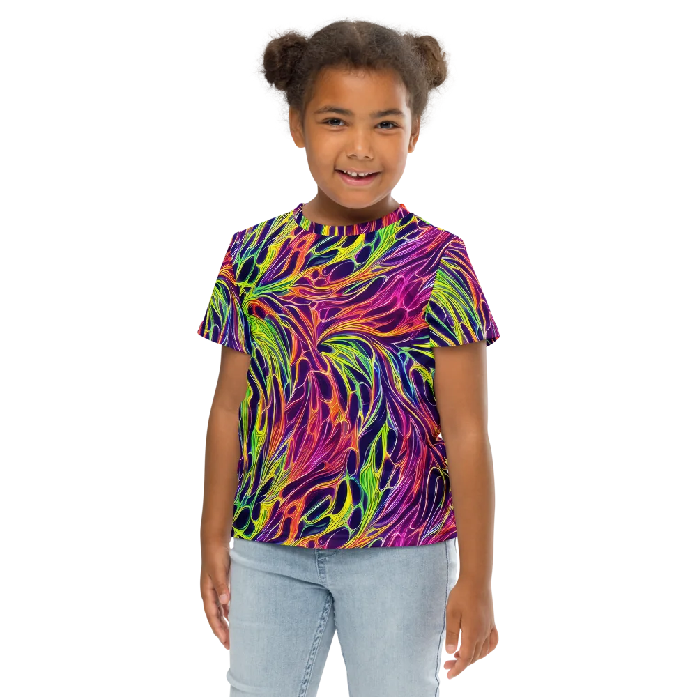 Psychic Flame on Kids Crew Neck T-Shirt — Front
