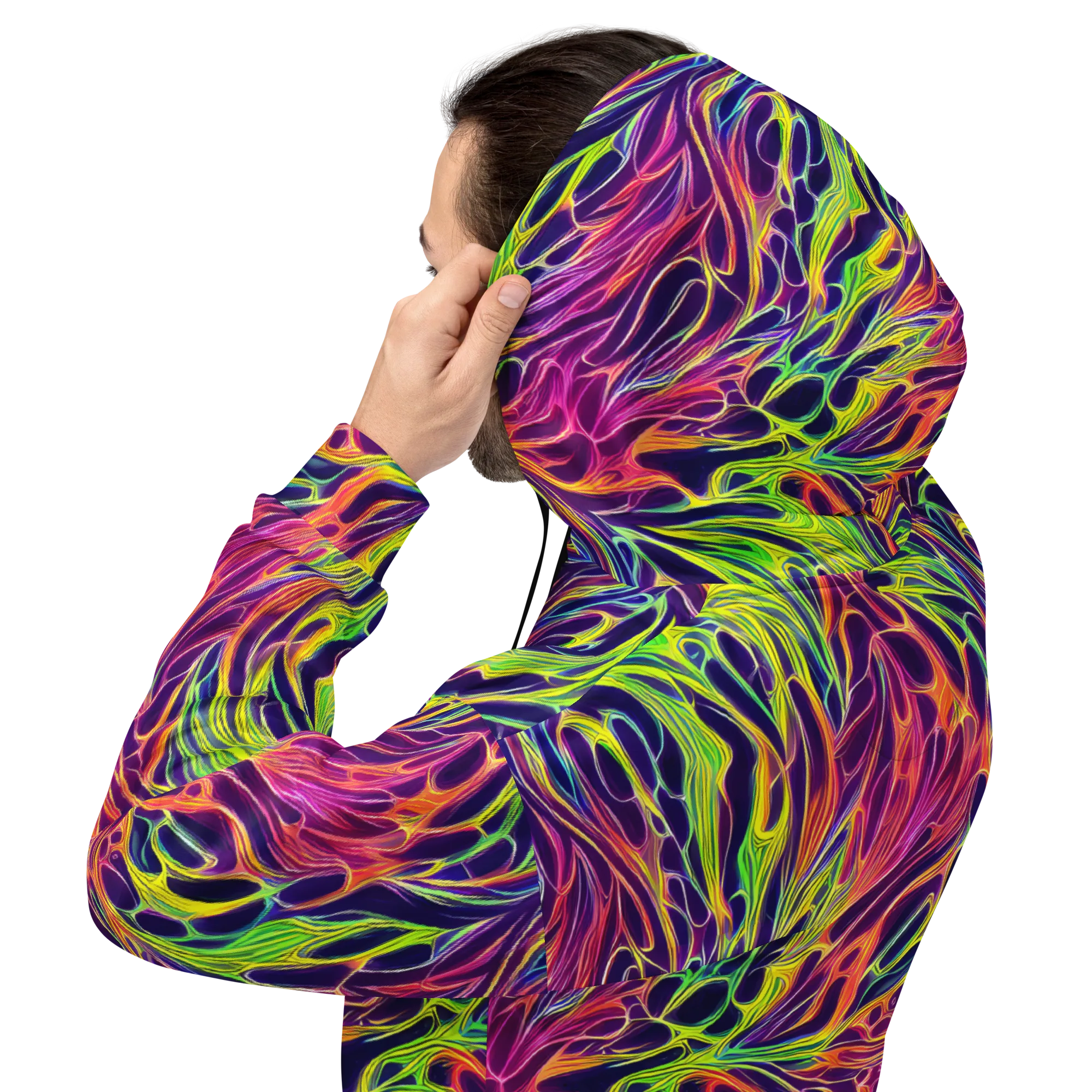 Psychic Flame on Hoodie — Back