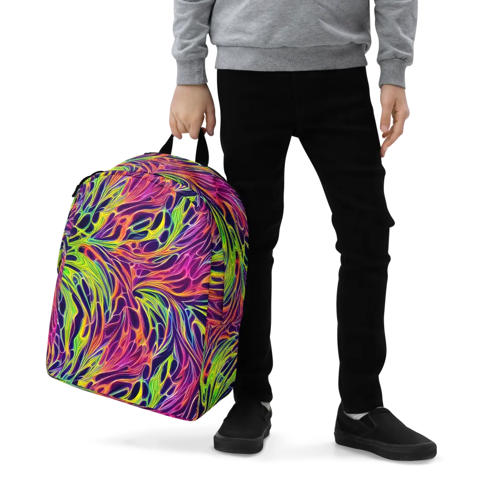 Psychic Flame on Minimalist Backpack — Zoomed-in