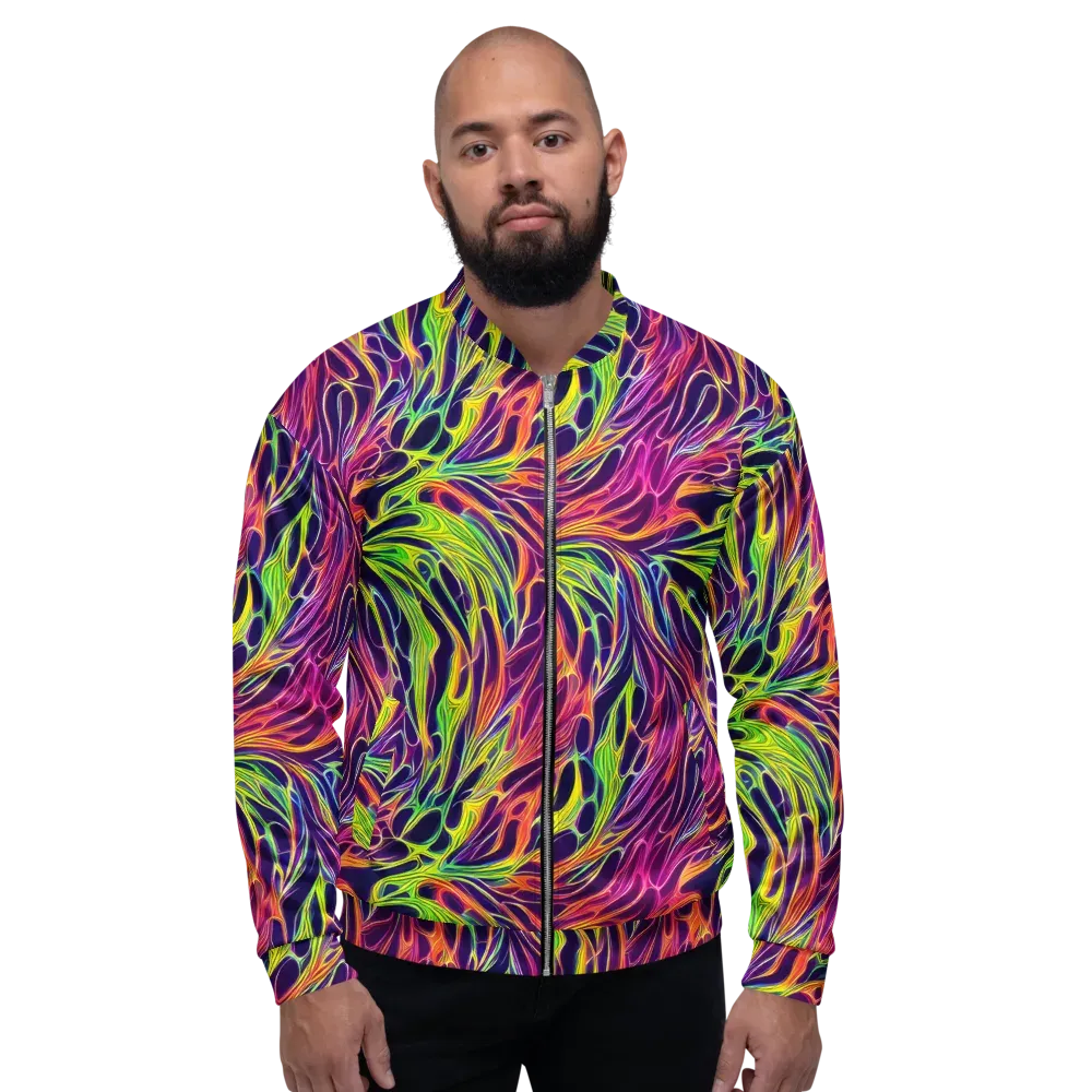 Psychic Flame on Bomber Jacket — Front