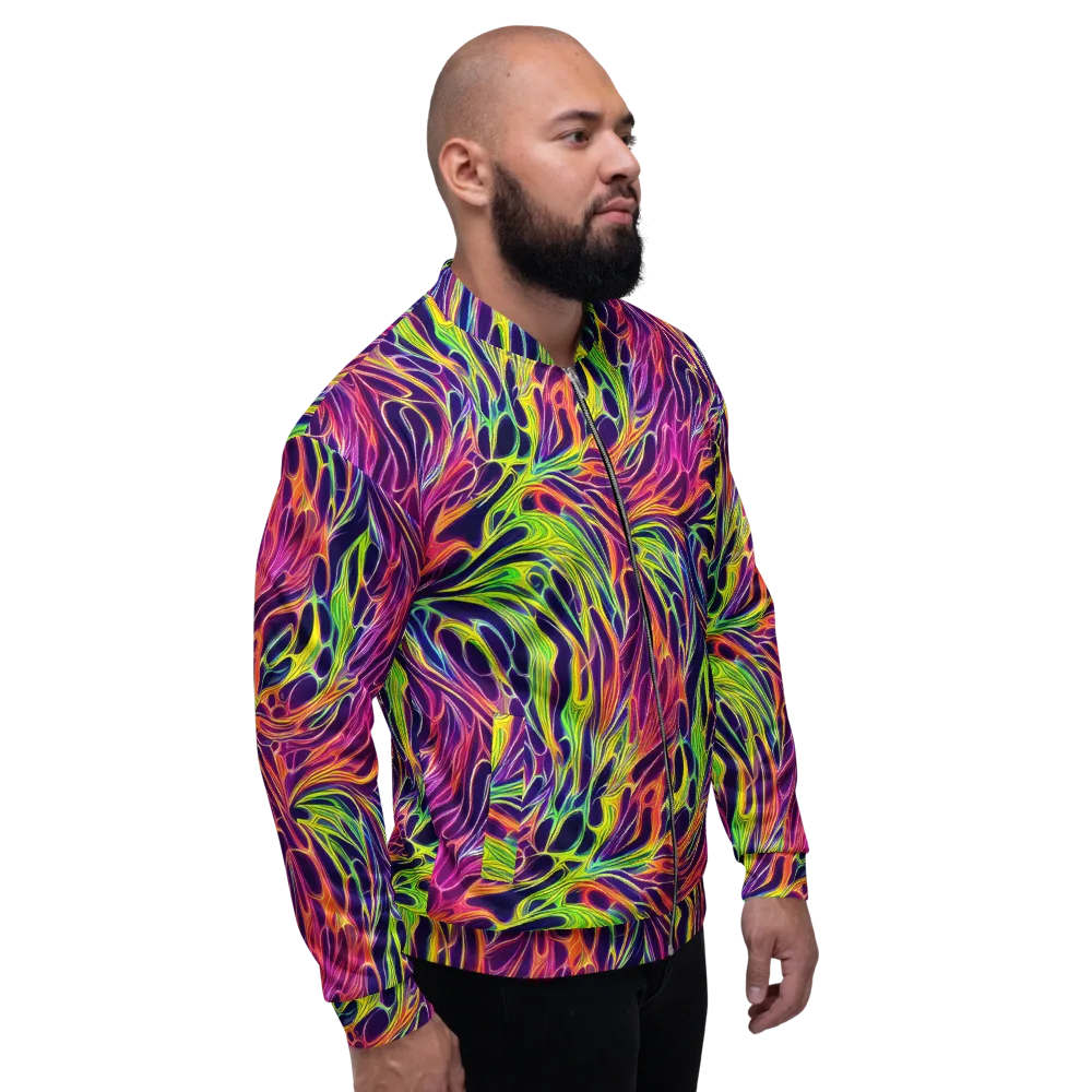 Psychic Flame on Bomber Jacket — Right