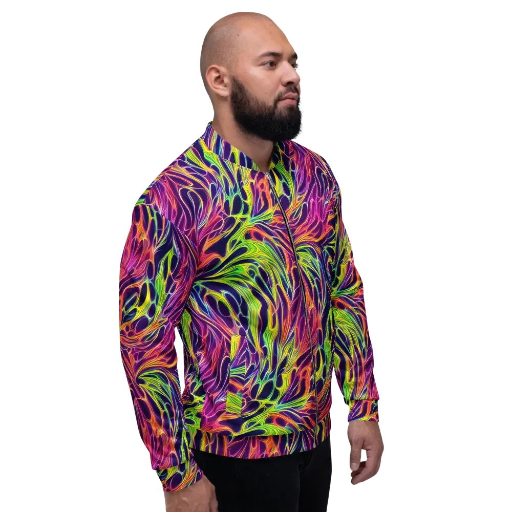 Psychic Flame on Bomber Jacket — Right