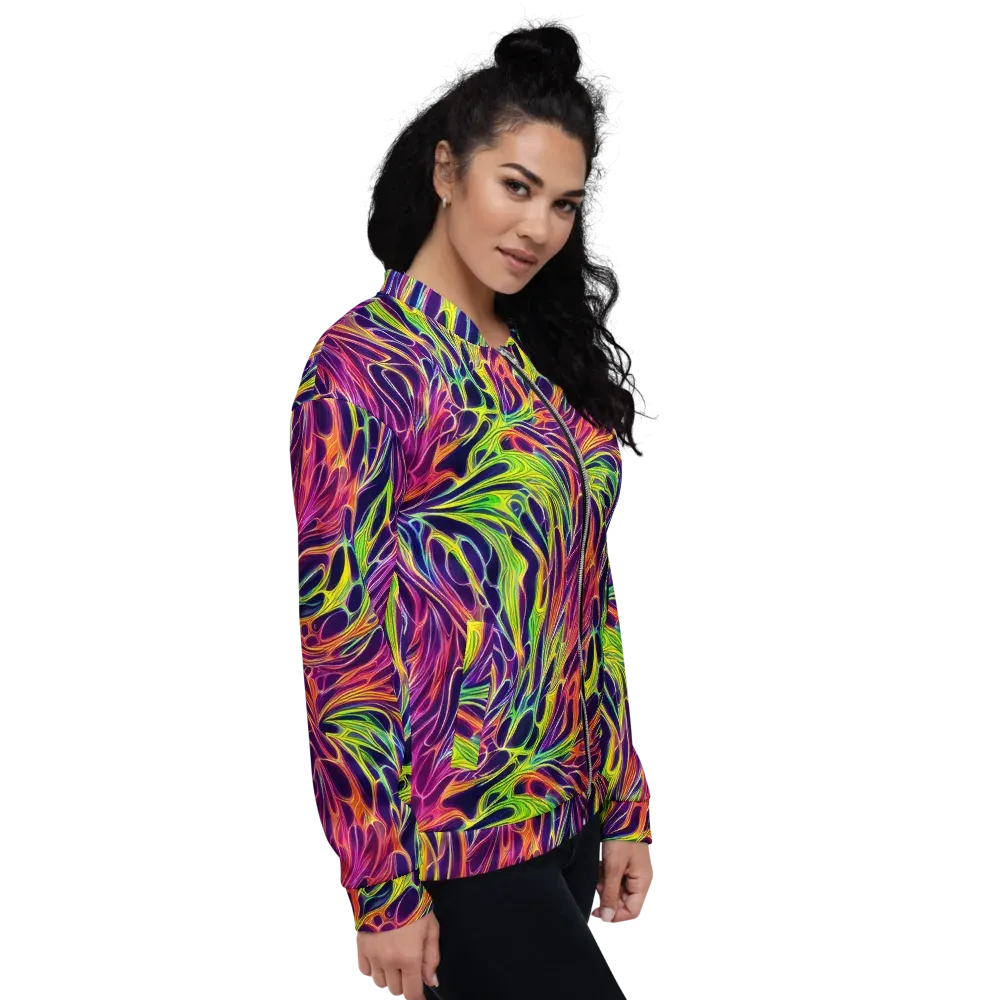 Psychic Flame on Bomber Jacket — Right