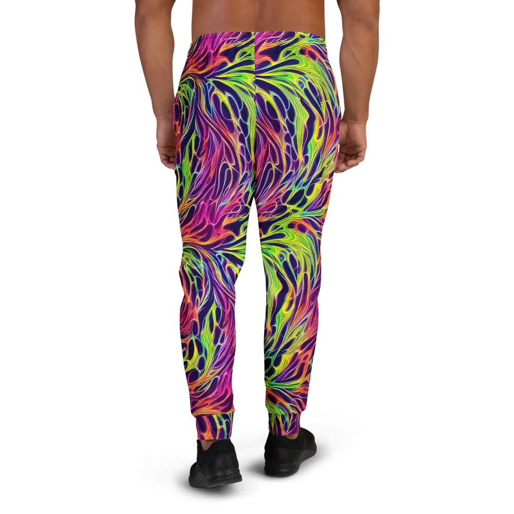 Psychic Flame on Men's Joggers — Back