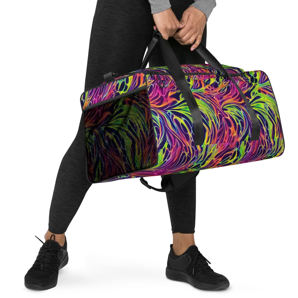 Psychic Flame on Duffle Bag — Right Front