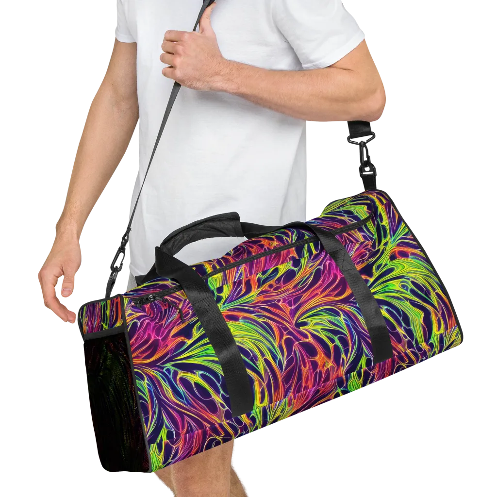 Psychic Flame on Duffle Bag — Right Front