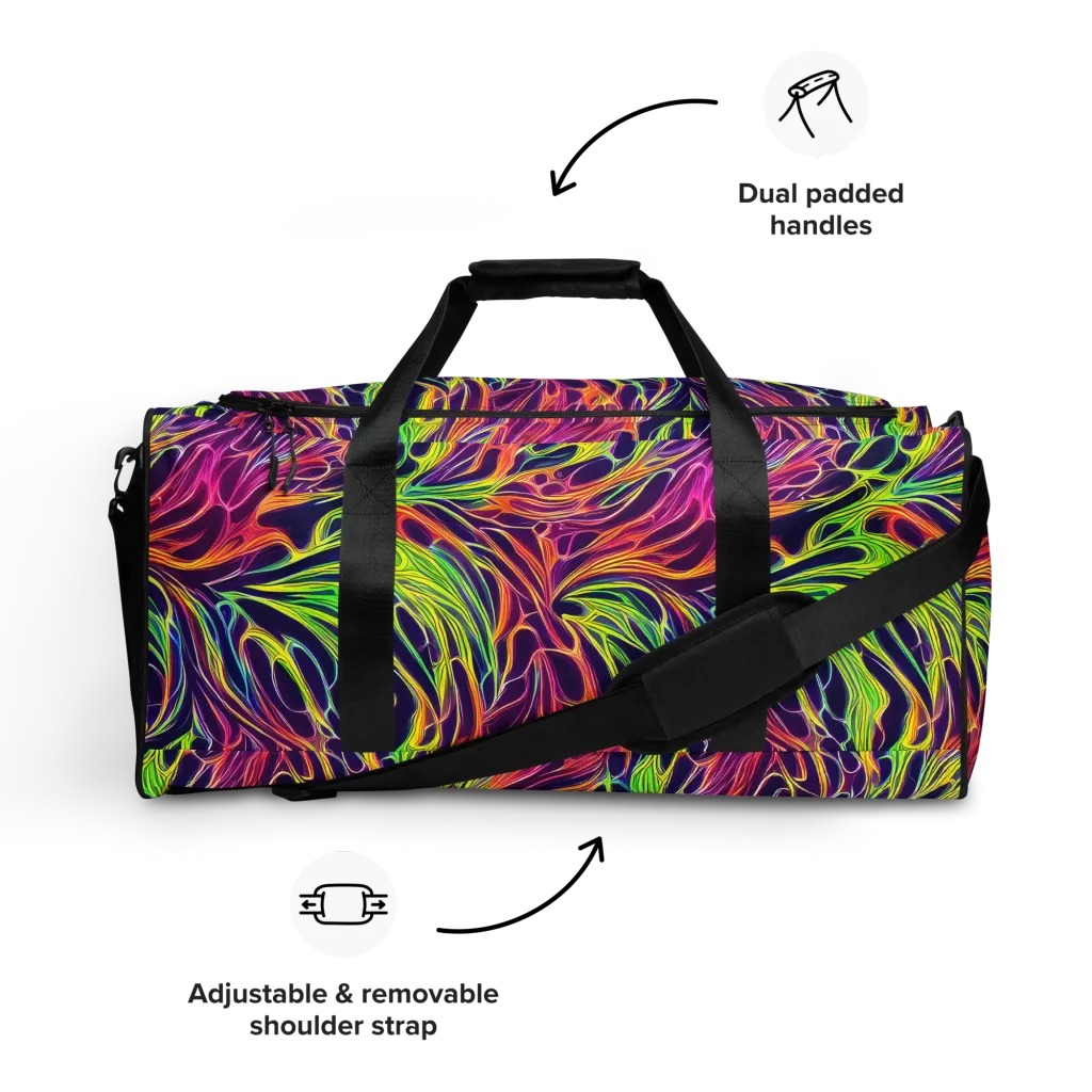 Psychic Flame on Duffle Bag — Front