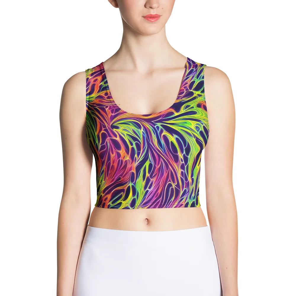 Psychic Flame on Crop Top — Front