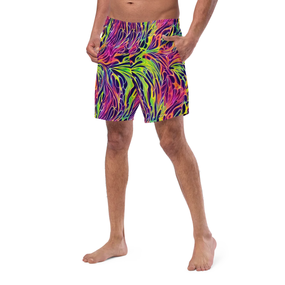 Psychic Flame on Swim Trunks — Left Front