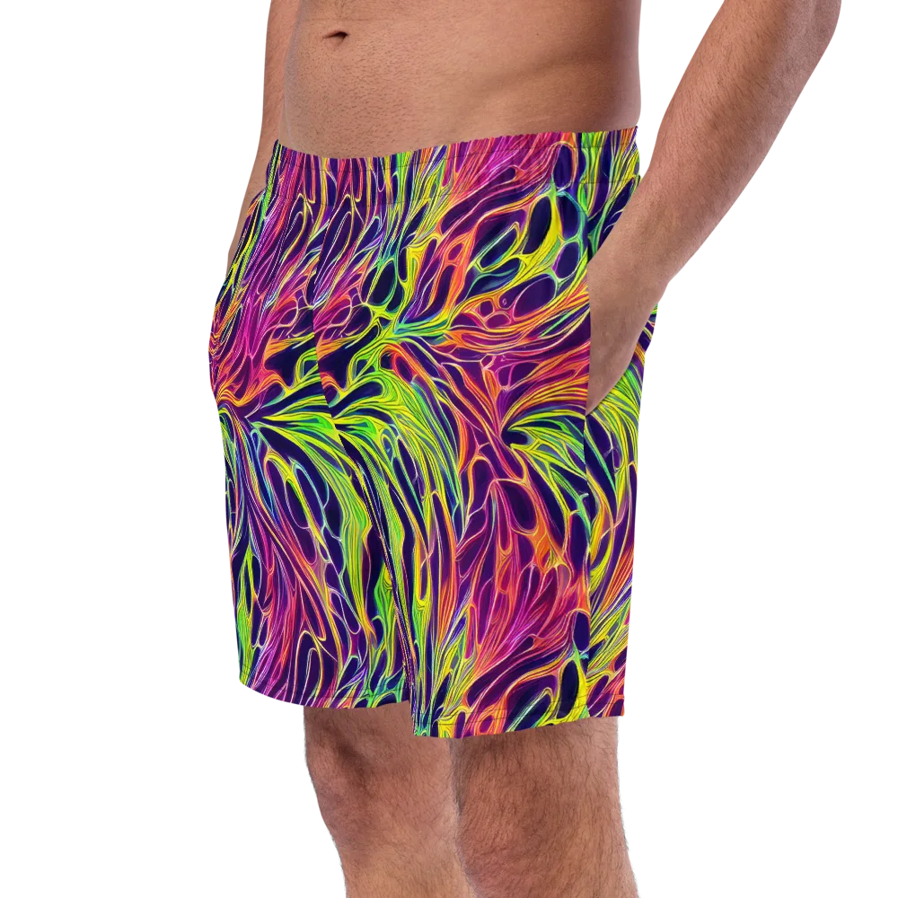 Psychic Flame on Swim Trunks — Left Front