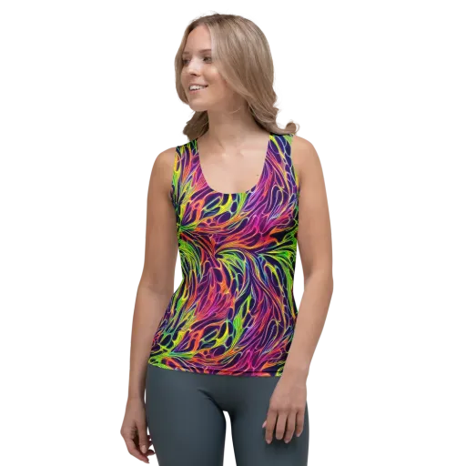 Psychic Flame on a Women's Tank Top